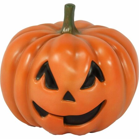 QUEENS OF CHRISTMAS 20 in. Michievous Smile Jack-O-Lantern Decor HWN-PKN-JACK-20